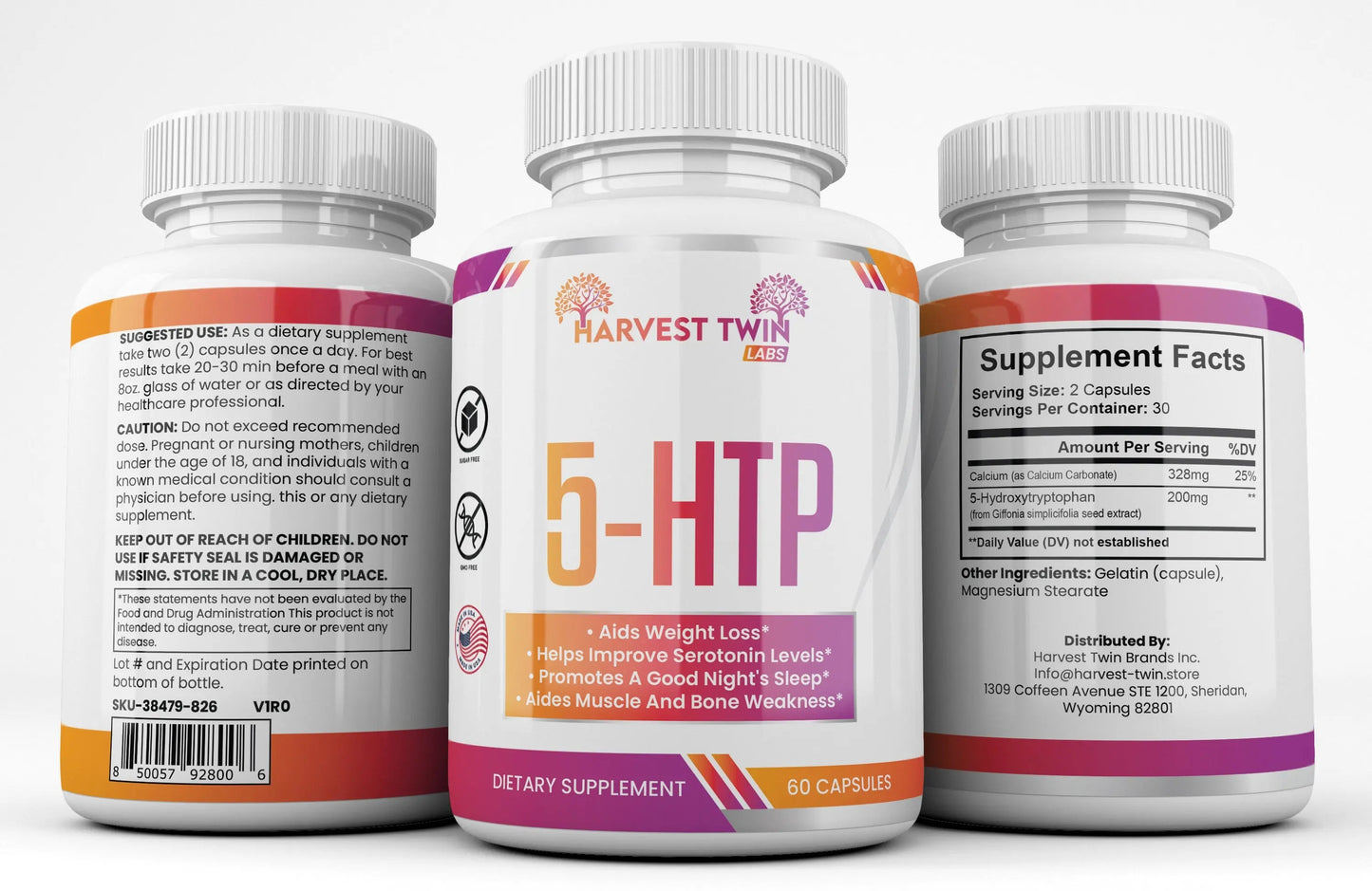 5-HTP Mood Enhancer Supplement for Increased Serotonin Levels-1